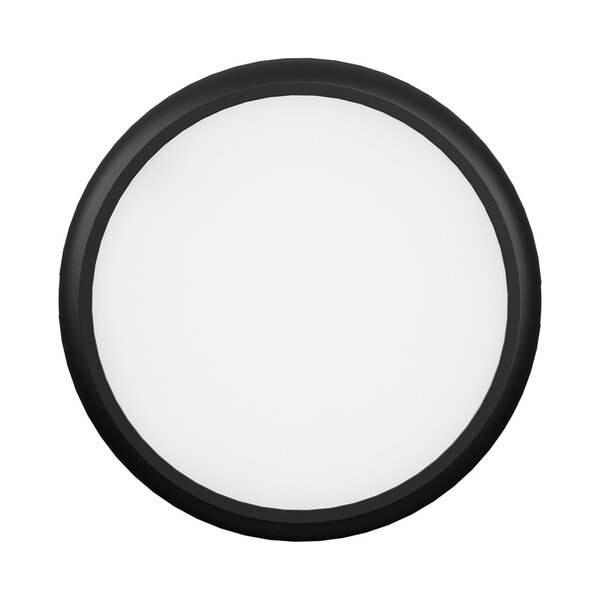 Braytron Braytron LED Lamp Opbouw - IP40 - 20W -  Rond Ø225mm - Zwart