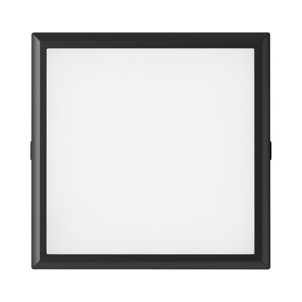 Braytron Braytron LED Lamp Opbouw - IP40 - 20W -  Vierkant - Zwart