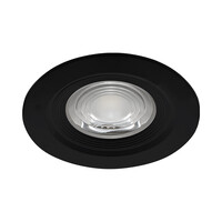 Braytron Braytron LED Inbouw Spot - IP54 - 7W - Aanpasbare Kleur CCT - Rond Ø85mm - Zwart