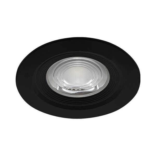 Braytron Braytron LED Inbouw Spot - IP54 - 7W - Aanpasbare Kleur CCT - Rond Ø85mm - Zwart