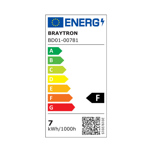Braytron Braytron LED Inbouw Spot - IP54 - 7W - Aanpasbare Kleur CCT - Rond Ø85mm (Zwart)