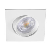 Braytron Braytron LED Inbouw Spot - IP20 - 7W - Aanpasbare Kleur CCT - Vierkant - Wit