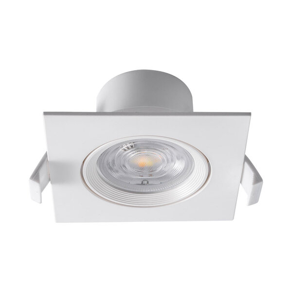 Braytron Braytron LED Inbouw Spot - IP20 - 7W - Aanpasbare Kleur CCT - Vierkant - Wit