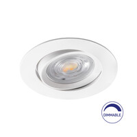 Braytron Braytron LED Inbouw Spot Dimbaar - IP20 - 7W - Aanpasbare Kleur CCT - Rond Ø85mm (Wit)