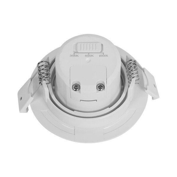 Braytron Braytron LED Inbouw Spot Dimbaar - IP20 - 7W - Aanpasbare Kleur CCT - Rond Ø85mm (Wit)