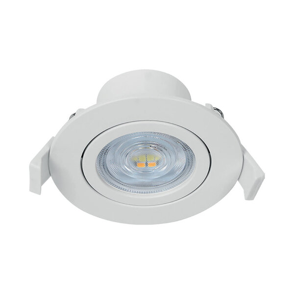 Braytron Braytron LED Inbouw Spot Dimbaar - IP20 - 7W - Aanpasbare Kleur CCT - Rond Ø85mm (Wit)