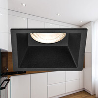 Braytron Braytron LED Spot Behuizing - IP20  - Vierkant (Zwart)