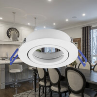 Braytron Braytron LED Spot Behuizing Verstelbaar - IP20  - Rond Ø82mm (Wit)