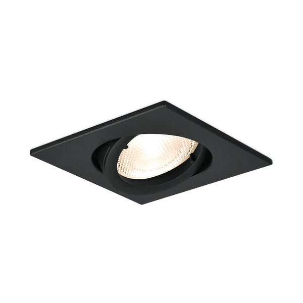 Braytron Braytron LED Spot Behuizing Verstelbaar - IP20  - Vierkant (Zwart)