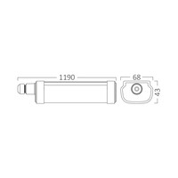 Braytron Braytron Proline LED Wandlamp - IP65 - 40W - 6500K - Wit