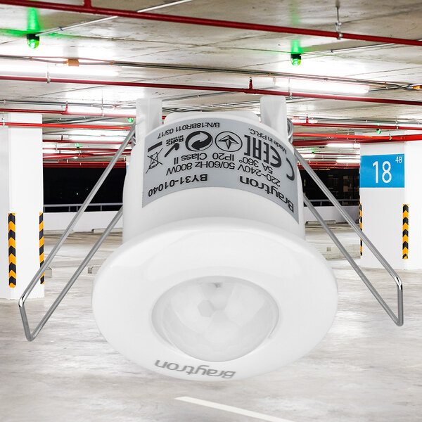 Braytron Braytron LED Inbouw Sensor - IP20 - 800W - Rond Ø53mm - Wit