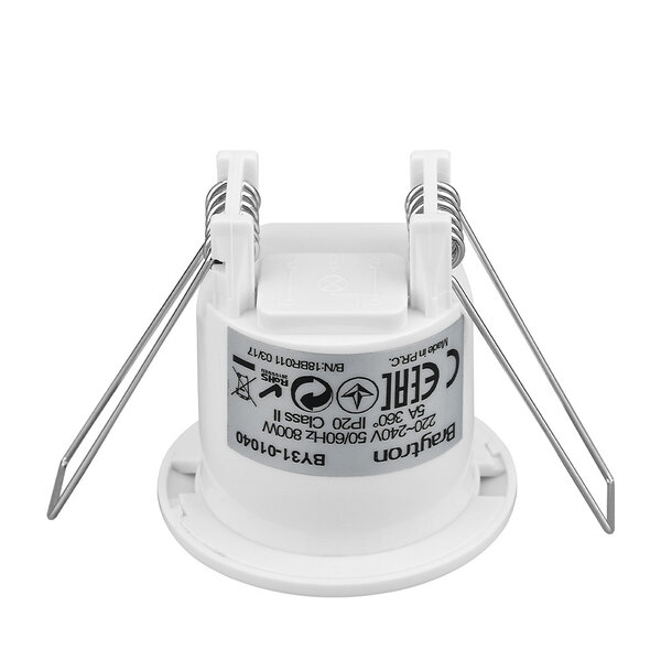 Braytron Braytron LED Inbouw Sensor - IP20 - 800W - Rond Ø53mm - Wit