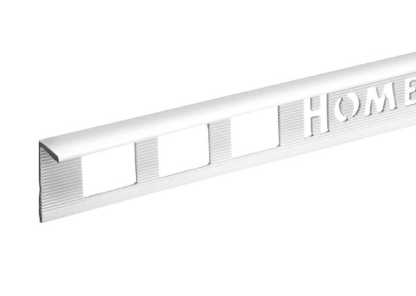 Homelux Homelux Tegelprofiel PVC Recht - 10mm - 270cm - Wit