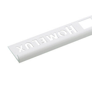 Homelux Tegelprofiel PVC Rond - 10mm - 270cm - Wit