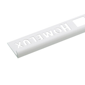 Homelux Tegelprofiel PVC Rond - 10mm - 270cm (Wit)