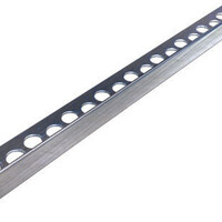 Homelux Homelux Tegelprofiel RVS Recht - Geborsteld - 8mm - 270cm