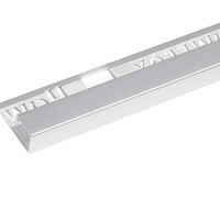 Homelux Homelux Tegelprofiel Aluminium Vierkant - 11mm - 270cm - Chroom