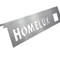 Homelux Homelux Tegelprofiel Aluminium Recht met Voegrib - 11mm - 270cm (Chrome)
