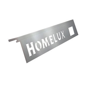 Homelux Tegelprofiel Aluminium Recht met Voegrib - 11mm - 270cm (Chrome)