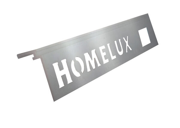 Homelux Homelux Tegelprofiel Aluminium Recht met Voegrib - 11mm - 270cm (Chrome)