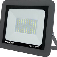 Braytron Braytron LED Bouwlamp - IP65 - 100W - 6500K (Grijs)