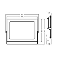 Braytron Braytron LED Bouwlamp - IP65 - 150W - 6500K (Grijs)