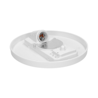 Braytron Marin LED Opbouw Lamp met Bewegingssensor - IP20 - 60W - E27 - Rond Ø275mm - Wit