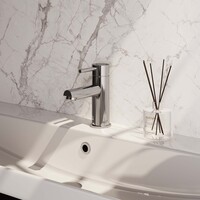 Brauer Brauer Chrome Edition Opbouw Wastafelmengkraan - Laag - Hendel Model A - Chroom