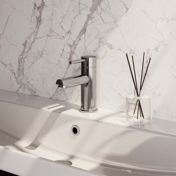 Brauer Brauer Chrome Edition Opbouw Wastafelmengkraan - Laag - Hendel Model A - Chroom