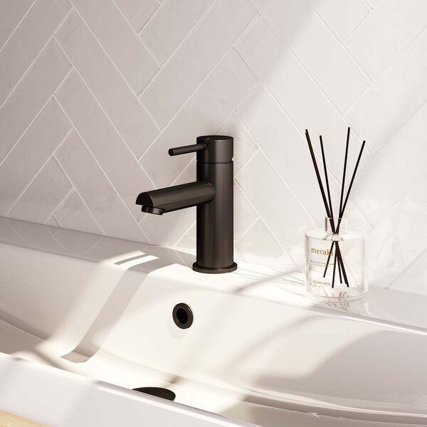 Brauer Brauer Black Edition Opbouw Wastafelmengkraan - Laag - Hendel Model A - Mat Zwart