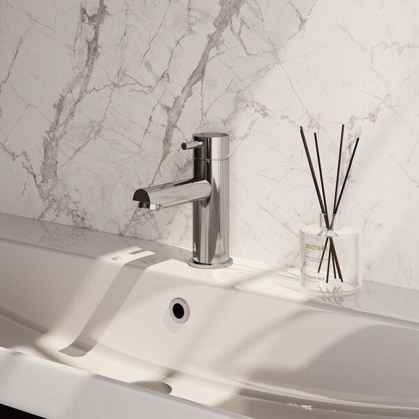 Brauer Brauer Chrome Edition Opbouw Wastafelmengkraan - Laag - Hendel Model B - Chroom