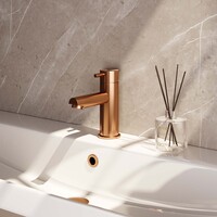 Brauer Brauer Copper Edition Opbouw Wastafelmengkraan - Laag - Hendel Model B - Geborsteld Koper