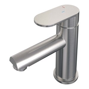 Brauer Edition Opbouw Wastafelmengkraan - Laag - PVD - Geborsteld RVS