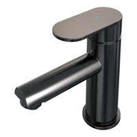 Brauer Brauer Gunmetal Edition Opbouw Wastafelmengkraan - Laag - Hendel Model C - PVD - Geborsteld Gunmetal