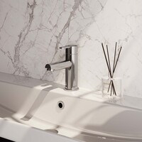 Brauer Brauer Chrome Edition Opbouw Wastafelmengkraan - Laag - Hendel Model D - Chroom