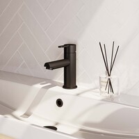 Brauer Brauer Black Edition Opbouw Wastafelmengkraan - Laag - Hendel Model D - Mat Zwart