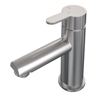 Brauer Brauer Brushed Edition Opbouw Wastafelmengkraan - Laag - Hendel Model D - PVD - Geborsteld RVS