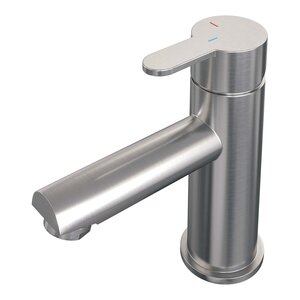 Brauer Edition Opbouw Wastafelmengkraan - Laag - PVD - Geborsteld RVS