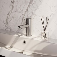 Brauer Brauer Brushed Edition Opbouw Wastafelmengkraan - Laag - Hendel Model D - PVD - Geborsteld RVS