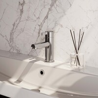 Brauer Brauer Chrome Edition Opbouw Wastafelmengkraan - Laag - Hendel Model E - Chroom