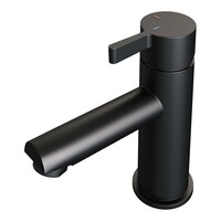 Brauer Brauer Black Edition Opbouw Wastafelmengkraan - Laag - Hendel Model E - Mat Zwart