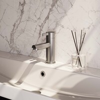 Brauer Brauer Brushed Edition Opbouw Wastafelmengkraan - Laag - Hendel Model E - PVD - Geborsteld RVS