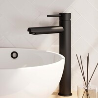 Brauer Brauer Black Edition Opbouw Wastafelmengkraan - Hoog - Hendel Model A - Mat Zwart