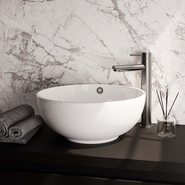 Brauer Brauer Brushed Edition Opbouw Wastafelmengkraan - Hoog - Hendel Model A - PVD - Geborsteld RVS