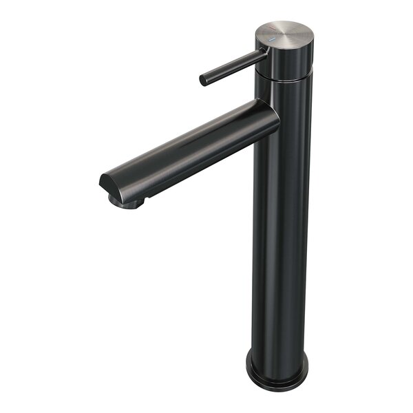 Brauer Brauer Gunmetal Edition Opbouw Wastafelmengkraan - Hoog - Hendel Model A - PVD - Geborsteld Gunmetal