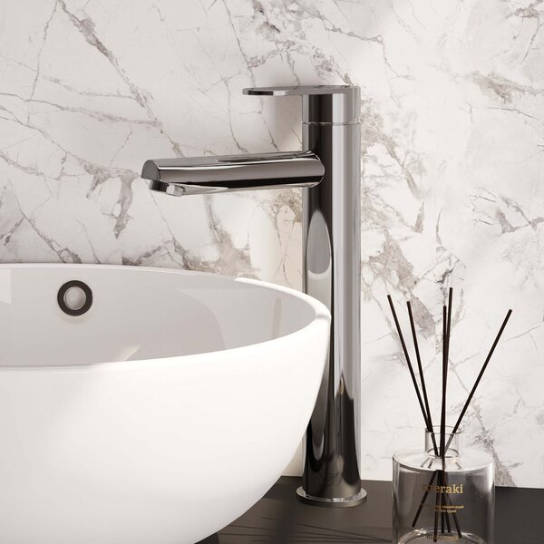 Brauer Brauer Chrome Edition Opbouw Wastafelmengkraan - Hoog - Hendel Model C - Chroom