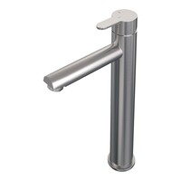 Brauer Brauer Brushed Edition Opbouw Wastafelmengkraan - Hoog - Hendel Model D - PVD - Geborsteld RVS