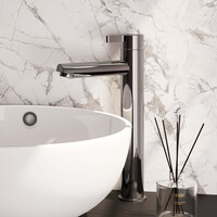 Brauer Brauer Chrome Edition Opbouw Wastafelmengkraan - Hoog - Hendel Model E - Chroom