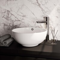 Brauer Brauer Chrome Edition Opbouw Wastafelmengkraan - Hoog - Hendel Model E - Chroom