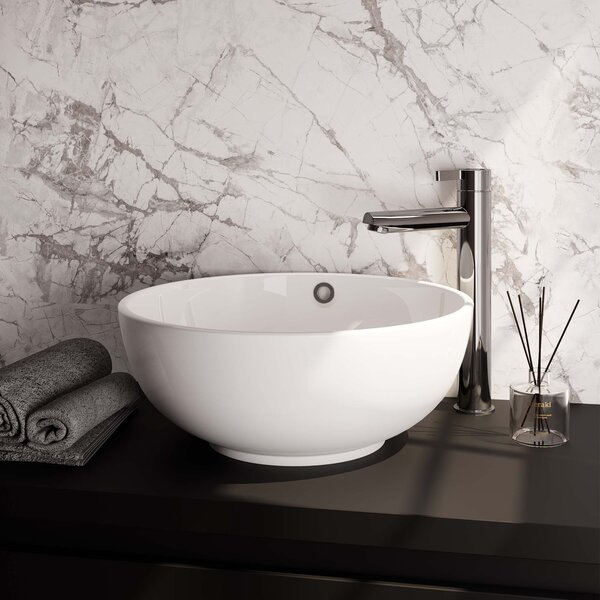 Brauer Brauer Chrome Edition Opbouw Wastafelmengkraan - Hoog - Hendel Model E - Chroom